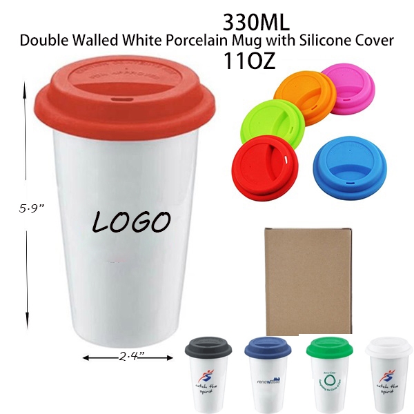 SUN1137 Ceramic Cup With Silicone Cover