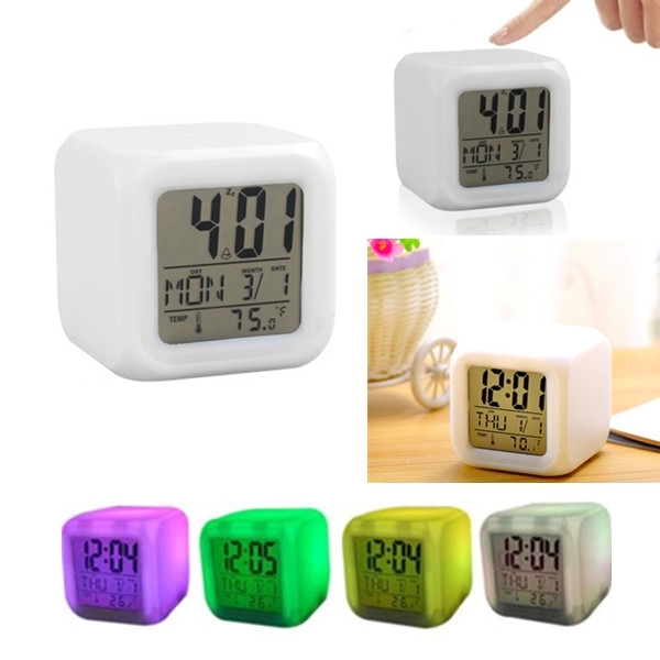 SUN1159 Color Change Digital Alarm Clock