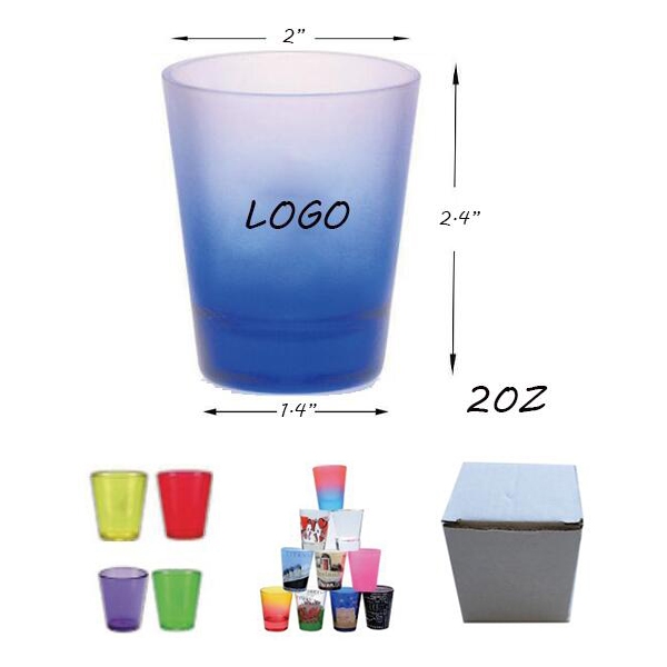 SUN1283 2 oz Frosted Glass